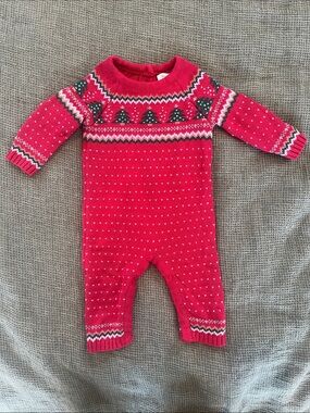 Baby Christmas Sweater Onesie